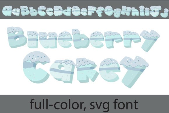 Blueberry Cakey: A Sweet Typeface for Artisanal Brands