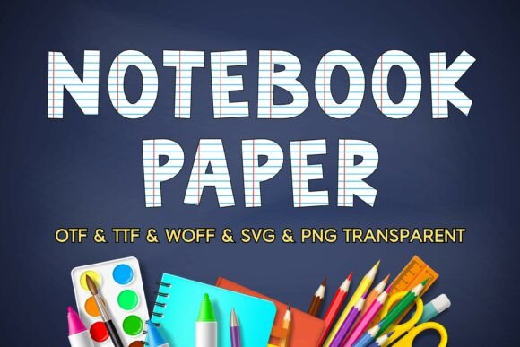 Bring Notebook Paper to Life with This Playful Color Font
