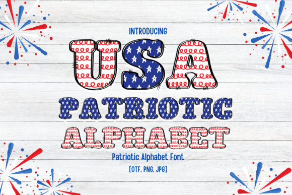 Celebrate in Style with Patriotic Alphabet