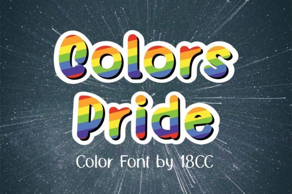Colors Pride: The Colorful Font That Brings Projects to Life
