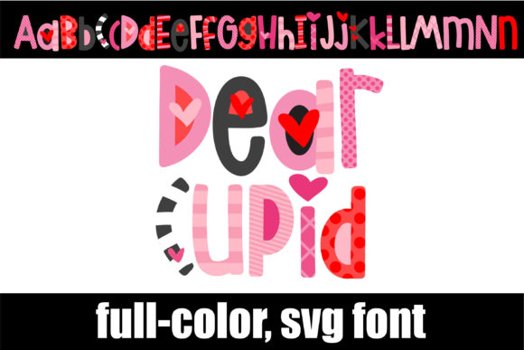 Dear Cupid: The Whimsical Color Font for Modern Design