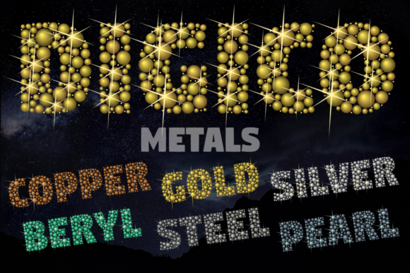 Digico Metals: Elevate Your Designs with a Premium Color Font