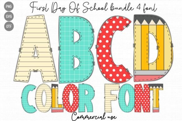 First Day of School: A Font That Captures Childhood Wonder