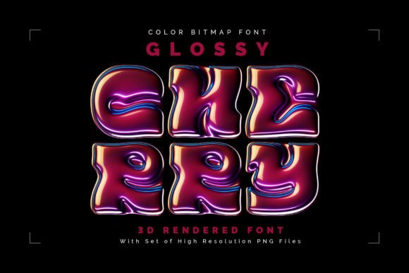 Glossy Cherry: The 3D Font That Pops Off the Page