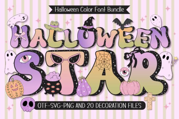 Halloween Star: A Creative Font for Spooky Season Projects