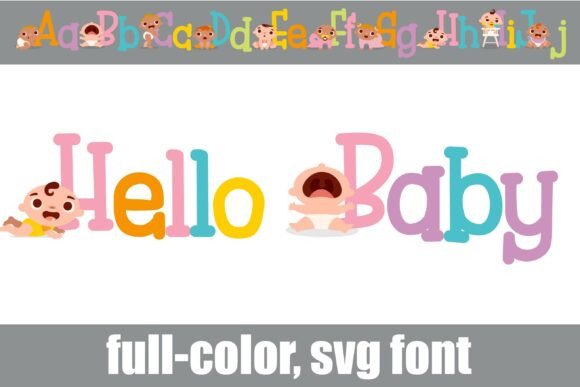 Hello Baby: Capturing New Beginnings in Font Form