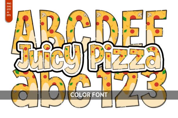 Juicy Pizza: A Font with Personality for Playful Designs