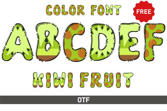 Kiwi: A Creative Font for Playful and Artistic Designs