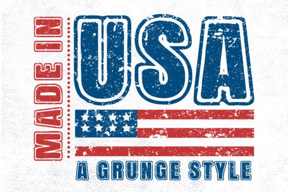 Made in Usa: A Bold Font for Authentic Projects