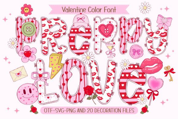 Preppy Love: A Charming Typeface for Romantic Designs