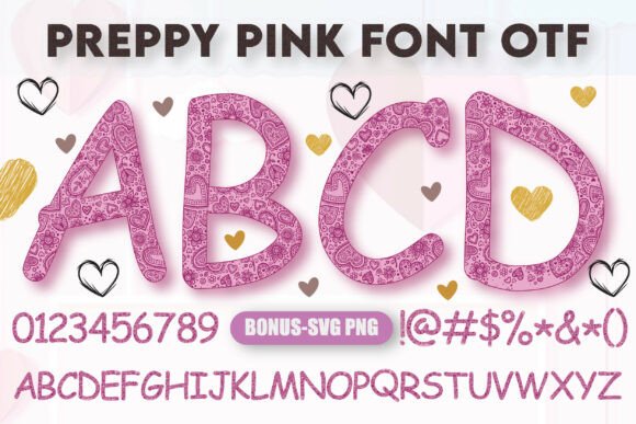 💖 Preppy Pink Font: A Designer's Guide to Love-Themed Typography