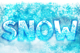 Snow Family: A Frosty Display Font for Winter Projects