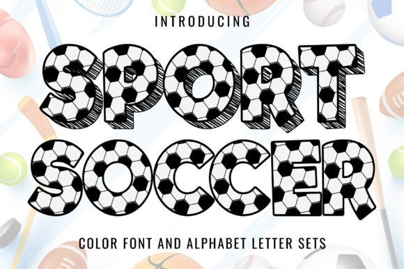 Sport Soccer: A Color Font for Energetic Designs