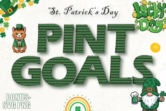 St Patrick's Day Pint Goals: Your Font for Festive Designs