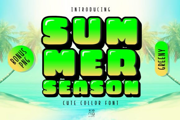 Summer Season Greeny: Your Go-To Font for Instant Impact