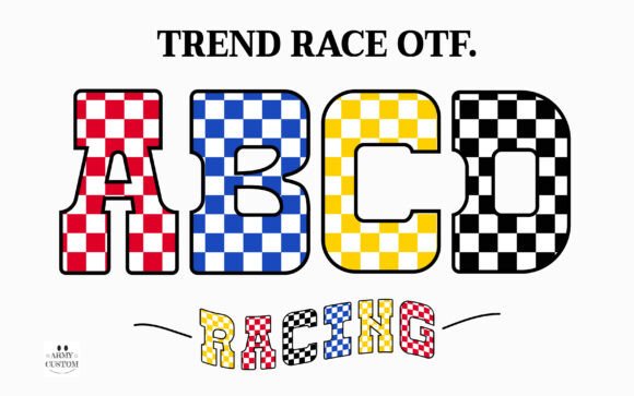 Trend Race: A High-Octane Typeface for Bold Design